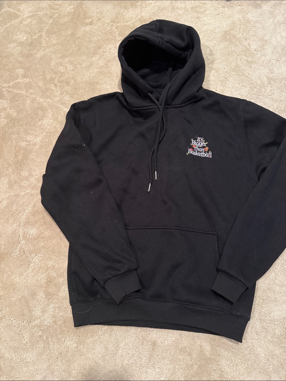 Black Graphic Pullover Hoodie - Boys Casual Sweatshirt